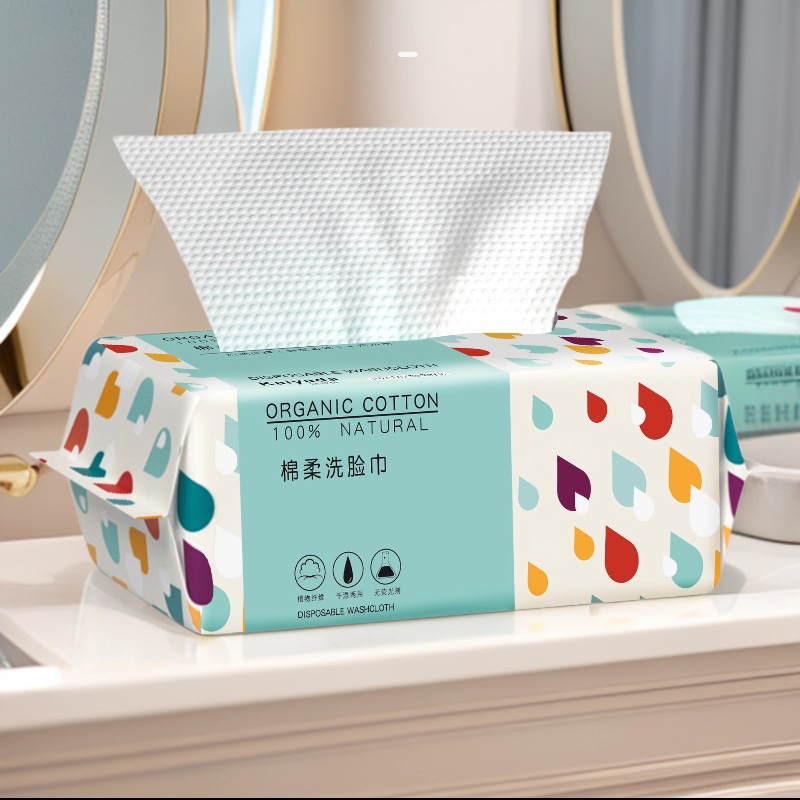 Home Textiles Face Towel - 면 일회용 페이스 타올 두껍고 부드러운
