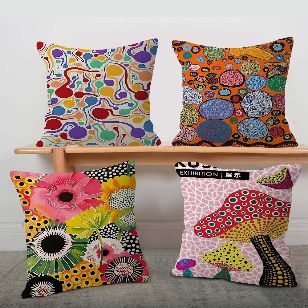 Home Textiles Exhibition - 야요이 쿠사마 미술 전시회 호박 꽃