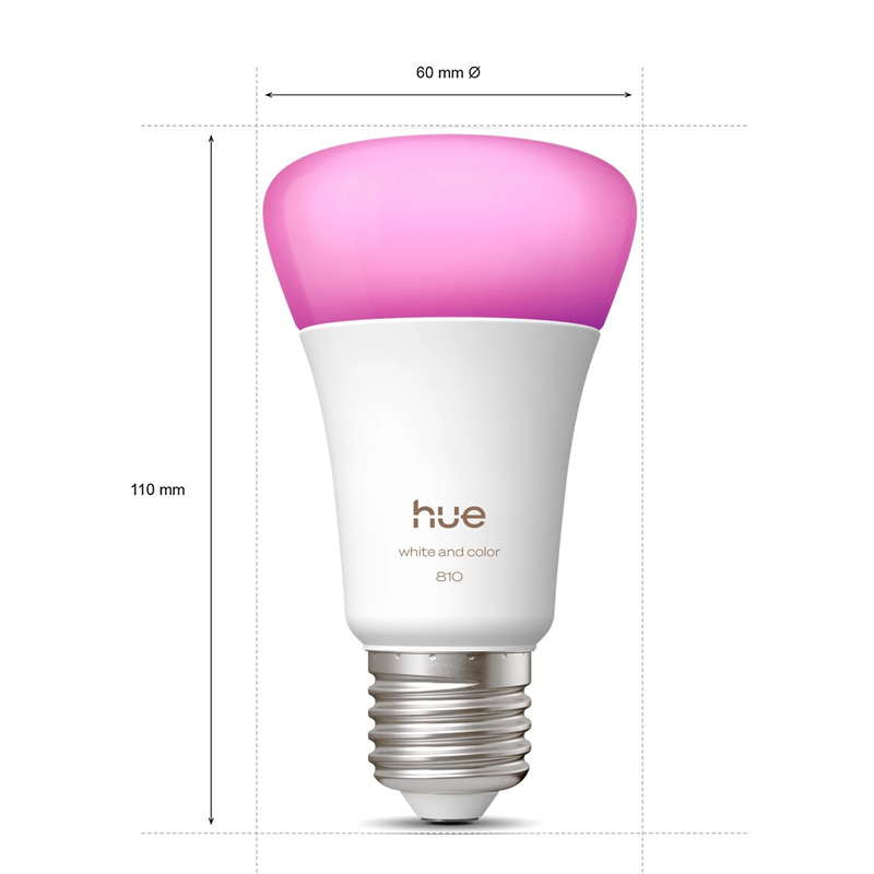 필립스 휴 E27 A60 810LM 스마트 LED 홈  - Philips Bulb Hue 리뷰 및 가격