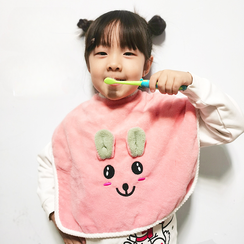 1pc 어린이를위한 아기 Bibs 세안 수건 부드러운  - Home Textiles Face Towel 리뷰 및 가격