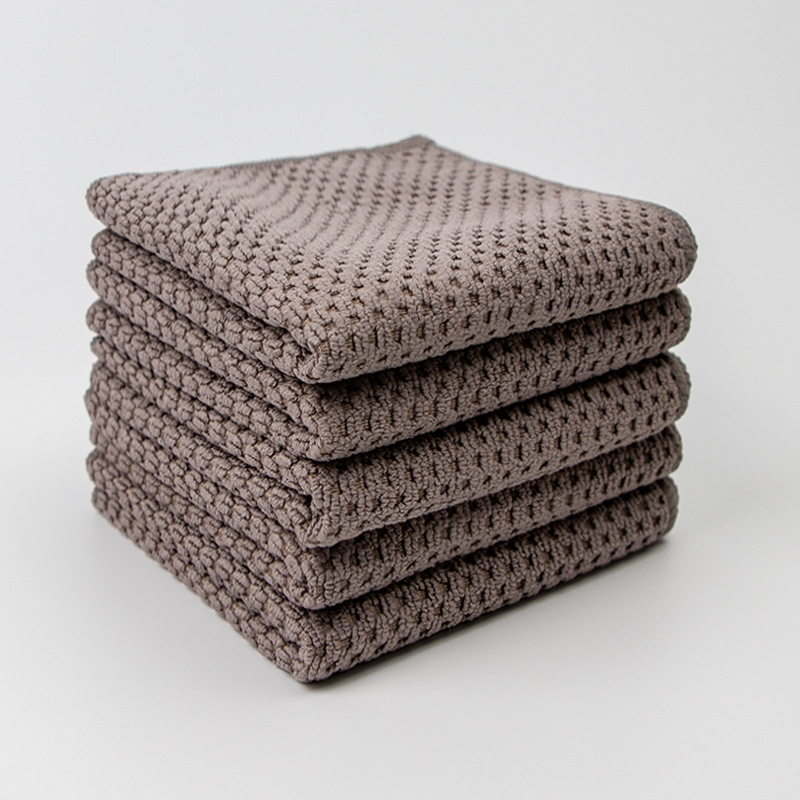 5개입 면 타월 부드럽고 흡수력 좋은 주방 행주 벌집  - Home Textiles Face Towel 리뷰 및 가격