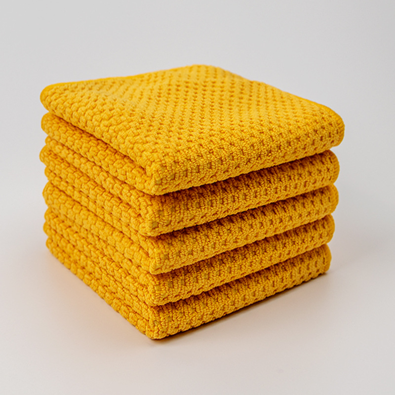5개입 면 타월 부드럽고 흡수력 좋은 주방 행주 벌집  - Home Textiles Face Towel 리뷰 및 가격