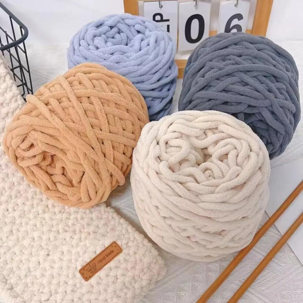 1개 100g 셔닐 니팅 원사 소프트 아이스 스트립 라 - Wool Blanket Herringbone 리뷰 및 가격