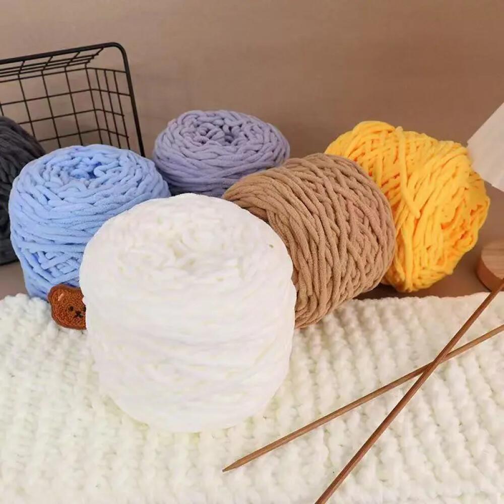1개 100g 셔닐 니팅 원사 소프트 아이스 스트립 라 - Wool Blanket Herringbone 리뷰 및 가격