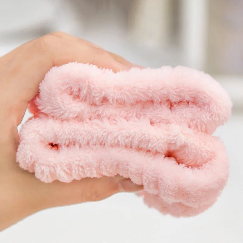 손목 세척 벨트 부드러운 마이크로 화이버 타월 세안 용 - Home Textiles Face Towel 리뷰 및 가격