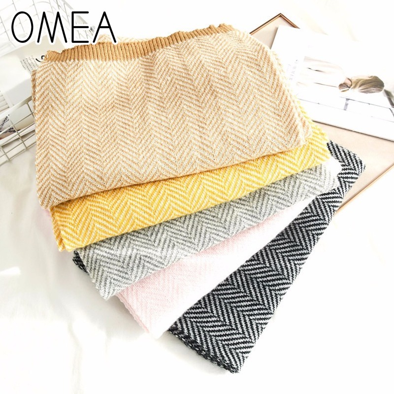 OMEA-캐시미어 스카프, 헤링본 울 스카프, 여성 니 - Wool Blanket Herringbone 리뷰 및 가격