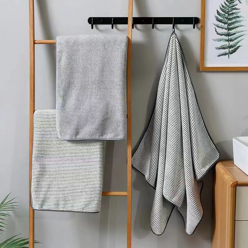 두꺼운 대나무 숯 섬유 산호 벨벳 대형 수건, 고밀도  - Home Textiles Face Towel 리뷰 및 가격