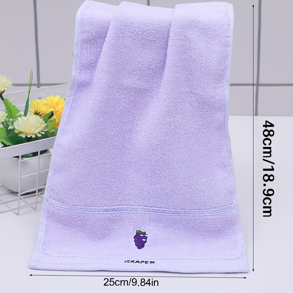 3가지 무작위 색상의 과일 무늬 수건, 순면 어린이 수 - Home Textiles Face Towel 리뷰 및 가격